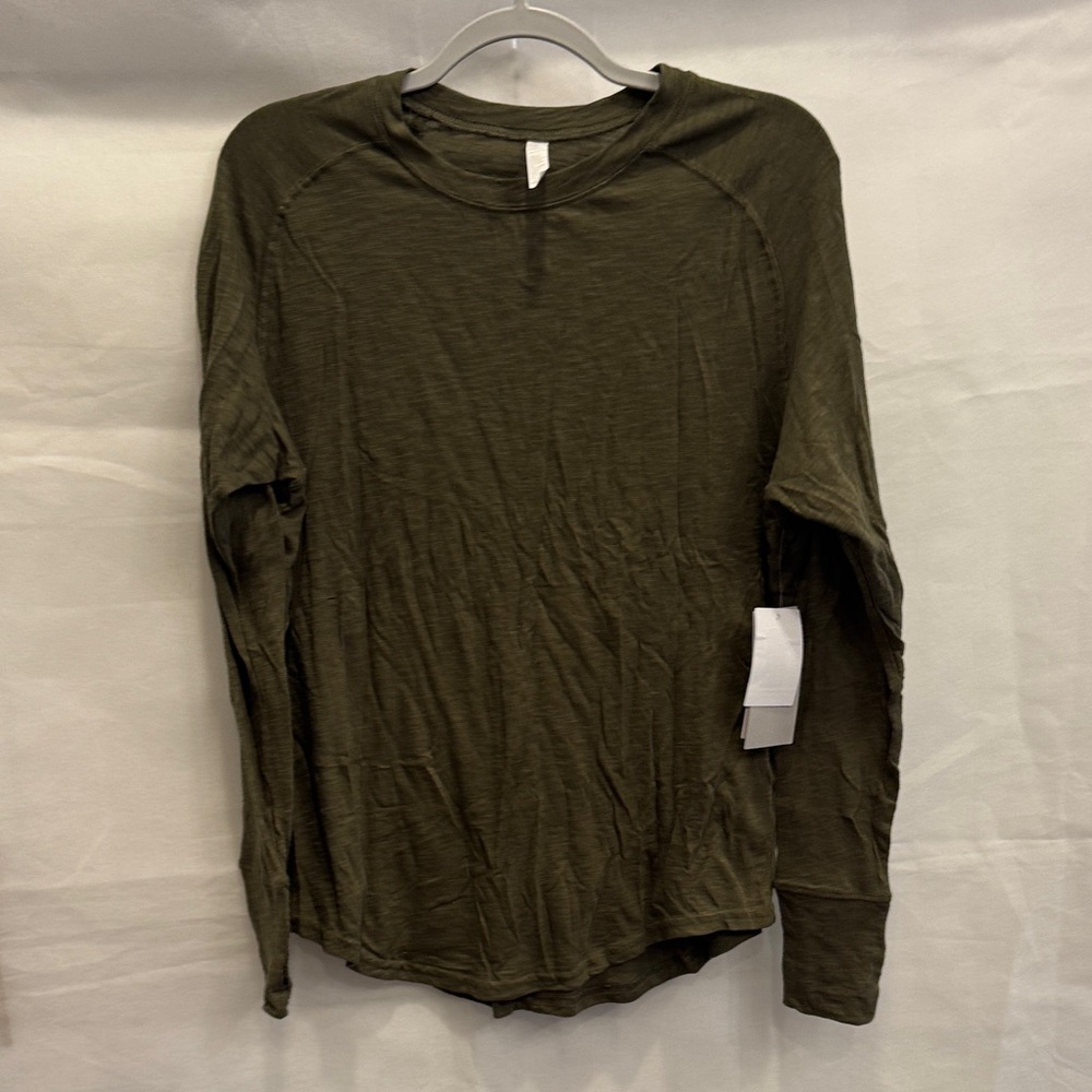Zella Olive Night Long Sleeve Tee